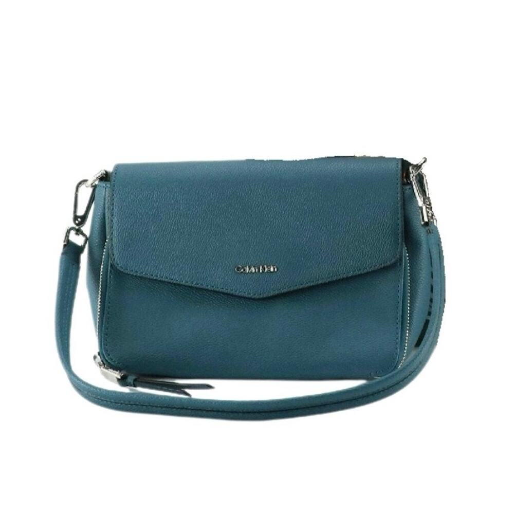 Calvin Klein Dark Teal Blue Purse - Picture 2 of 5